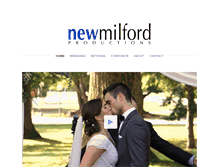 Tablet Screenshot of newmilfordproductions.com